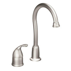 Moen 4905SRS Chateau Single Handle Bar Faucet in Spot Resist Stainless