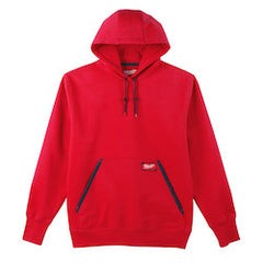 Milwaukee 350R-M Heavy Duty Pullover Hoodie - Red M