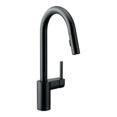 Moen 7565BL Align Single Handle Pull Down Kitchen Faucet in Matte Black