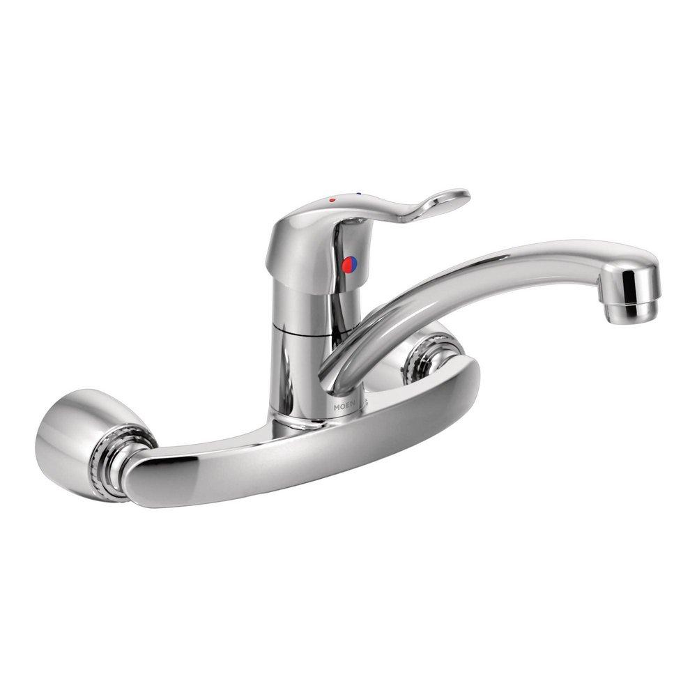 Moen 8713 M-Dura Single Handle Kitchen Faucet in Chrome Plated