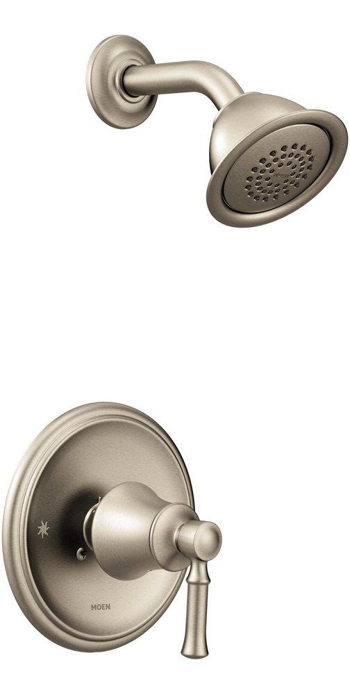 Moen T2182EPBN Dartmoor One Handle Single Function Shower Faucet in Brushed Nickel (Trim Only)