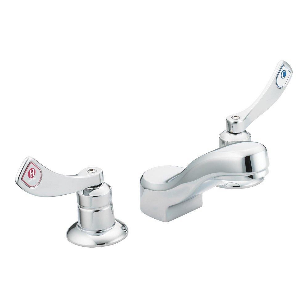 Moen 8228F12 M-DURA Two Handle Widespread Bathroom Sink Faucet in Polished Chrome