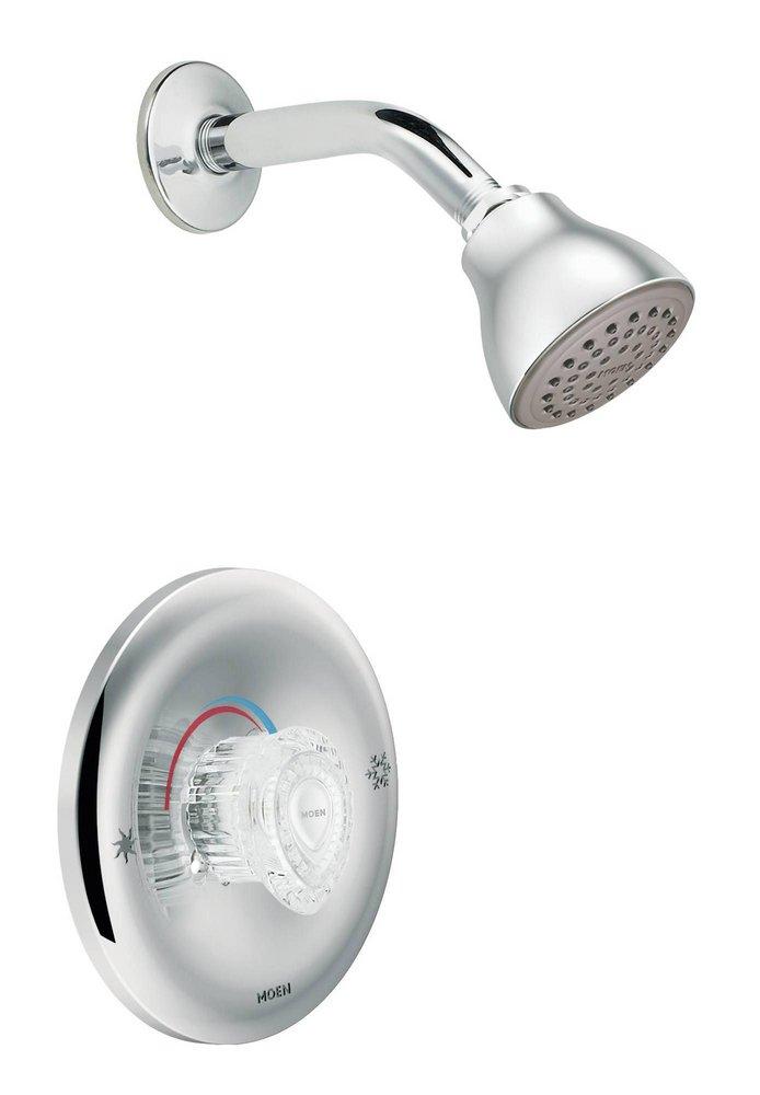 Moen T182EP Chateau One Handle Single Function Shower Faucet in Polished Chrome