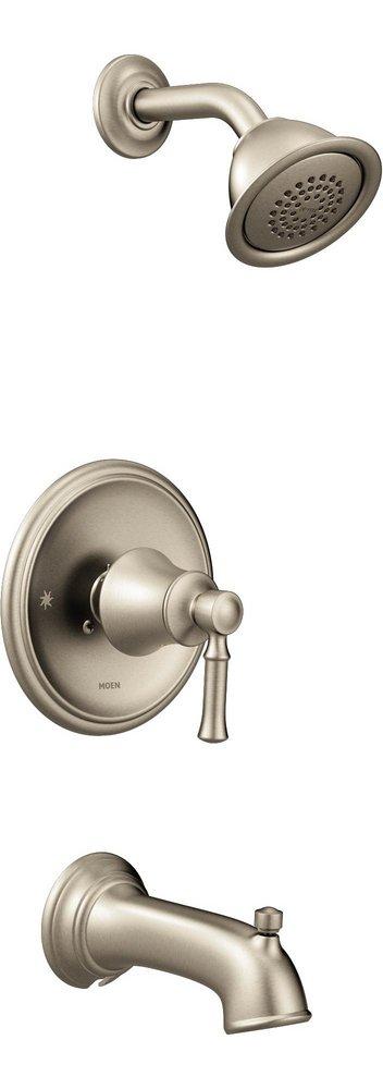 Moen T2183EPBN Dartmoor One Handle Single Function Bathtub & Shower Faucet in Brushed Nickel (Trim Only)