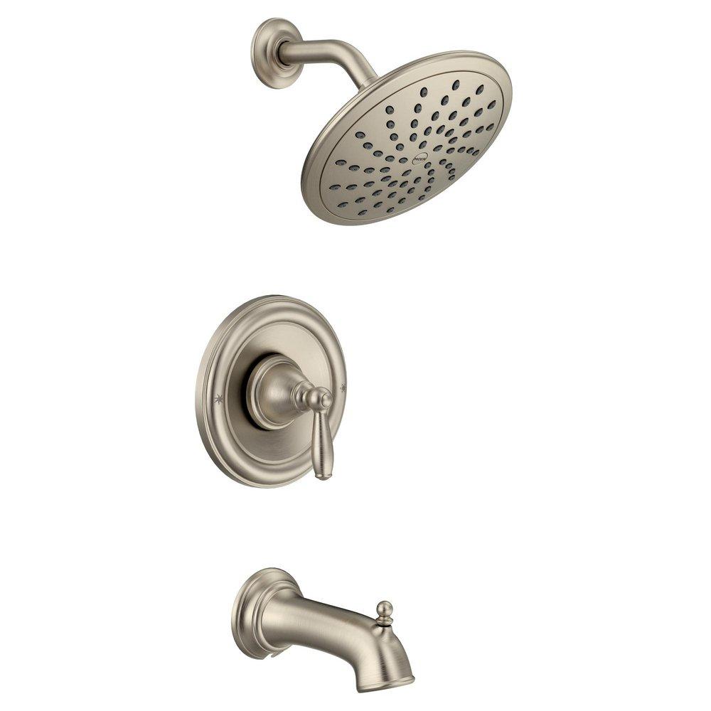 Moen T2253EPBN Brantford One Handle Single Function Bathtub & Shower Faucet in Brushed Nickel (Trim Only)