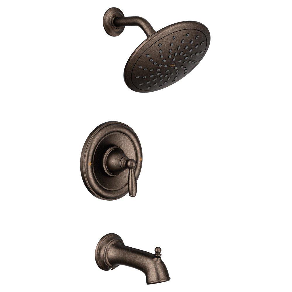 Moen T2253EPORB Brantford One Handle Single Function Bathtub & Shower Faucet in Oil Rubbed Bronze (Trim Only)