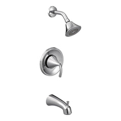 Moen T2743EP Glyde One Handle Single Function Bathtub & Shower Faucet in Chrome (Trim Only)