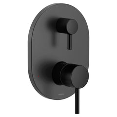 Moen UT3290BL M-Dura Two Handle Diverter Valve Trim in Matte Black (Valve Sold Separately)