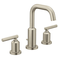 Moen T6142BN Gibson Two Handle Widespread Bathroom Sink Faucet in Brushed Nickel