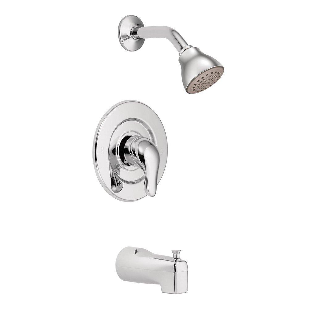 Moen TL471 Flara One Handle Single Function Bathtub & Shower Faucet in Polished Chrome (Trim Only)