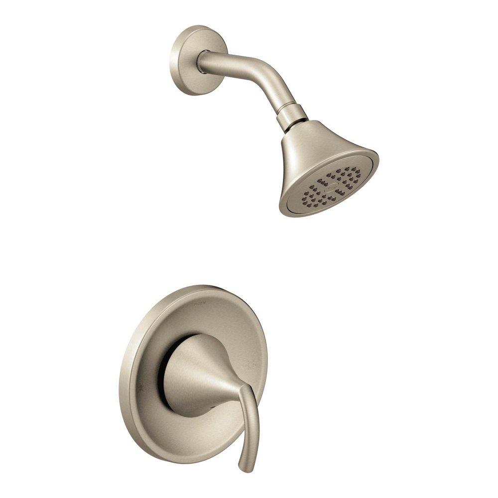 Moen T2742EPBN Glyde One Handle Single Function Shower Faucet in Brushed Nickel (Trim Only)