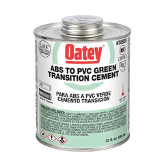 Oatey 30926 32 oz Plastic Green Pipe Cement