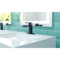 Pfister LG42-DAPB Deckard Single Handle Monoblock Bathroom Sink Faucet in Black