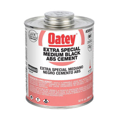 Oatey 30919 32 oz Plastic Black Pipe Cement