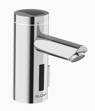 Sloan 3335017 Optima EAF-275 Solar-Powered Deck-Mounted Bathroom Faucet with Integrated Side Mixer