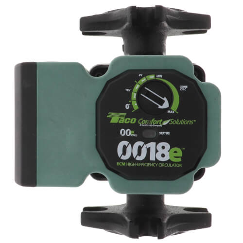 Taco 0018E-SF4 ECM High-Efficiency Circulator Featuring Bluetooth Communication, 2-Way Flange, Stainless Steel