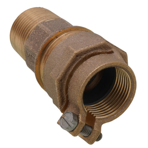 AY MCDONALD A.Y. McDonald 5141-129 Coupling 1In BRS DOM Octagonal Str