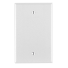 Leviton 80514-W 1-Gang No Device Blank Wall Plate, Midway Size, Thermoset, Box Mount, White