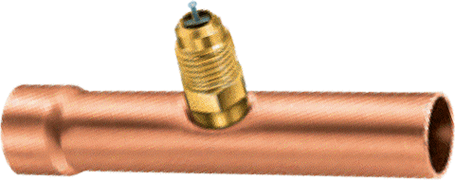 JB Industries A32805 Access Valve 5/16 Tube Size Copper Saddle Braze 5/Pack