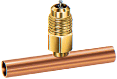 JB Industries A31336 Access Valve, 3/8 OD 3/Pack Swaged Tee Copper