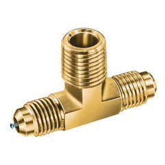 JB Industries A31452 Half Union Branch Tee, 1/8 in Nominal, MNPT Swivel Flare x Access