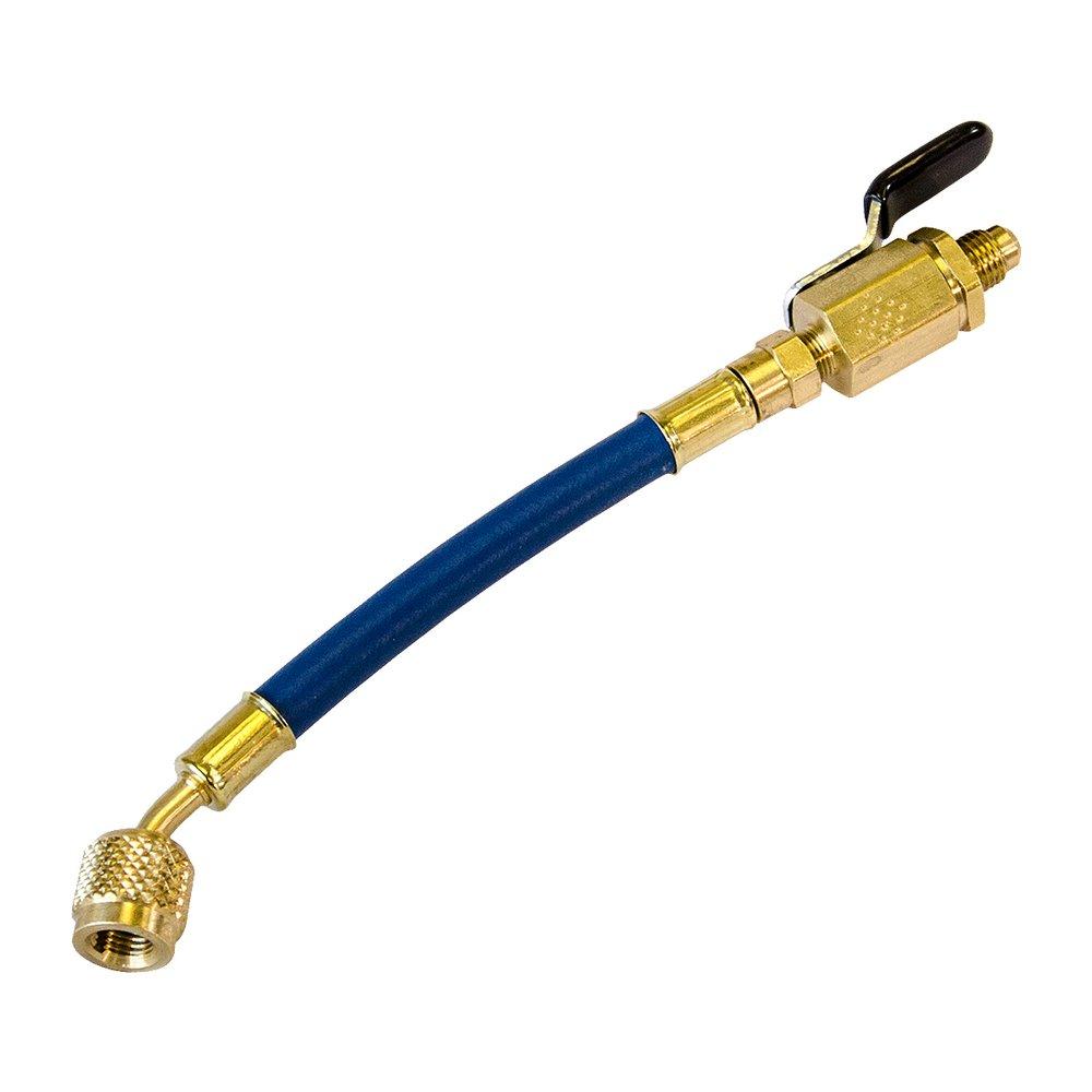 JB Industries CLV-6B CCLV Series 1/4 in. x 6 in. Ball Valve Whip End Only - Blue