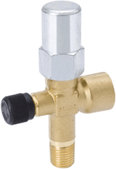 Mueller B34254 Transducer Valve, 1/8NPTFI x 1/4NPTFE