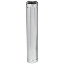 Duravent 3GV48 Pipe B Vent Round Rigid 3 x 48 Inch Aluminum/Galvanized