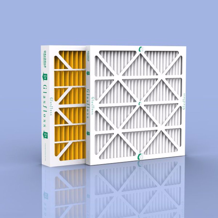 Glasfloss M1312244 Pleated Air Filter MERV 13 12 x 24 x 4 Disposable