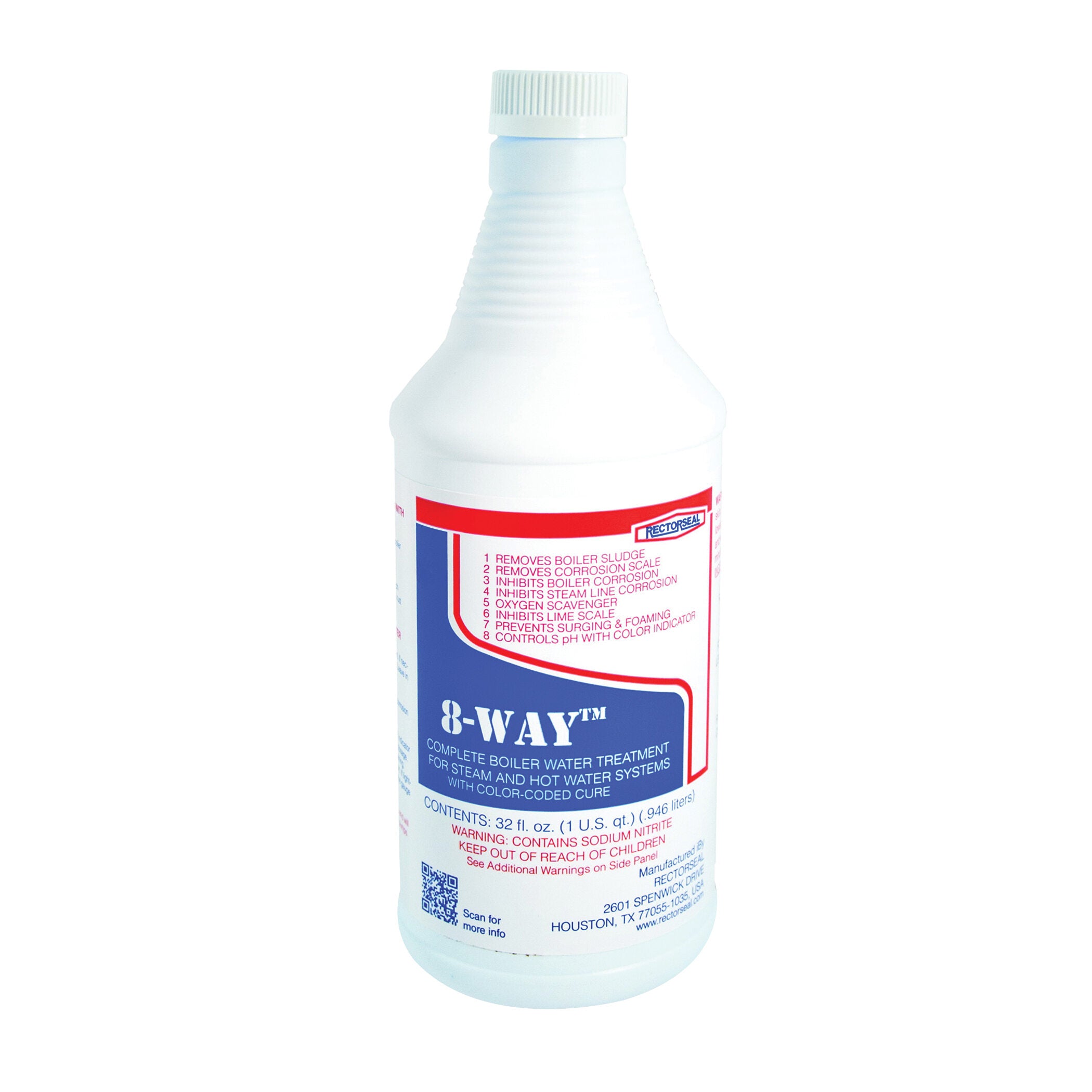 Rectorseal 68712 8-Way 1 qt Boiler Treatment