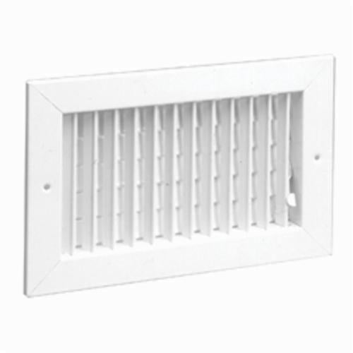 Hart & Cooley 075025 821 16 08 W Supply Register, 16 x 8 in, Bright White