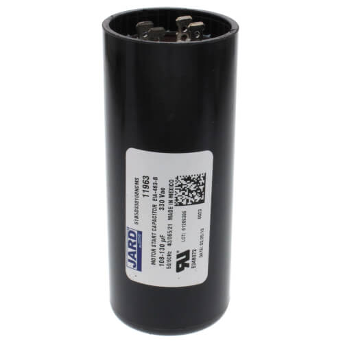 MARS MARS 11963 Start Capacitor 108-130 MFD 330V Single Round
