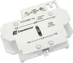 Copeland 912-0001-12 Switch Auxiliary for Contactor 1 Normally Open/1 Normally Closed