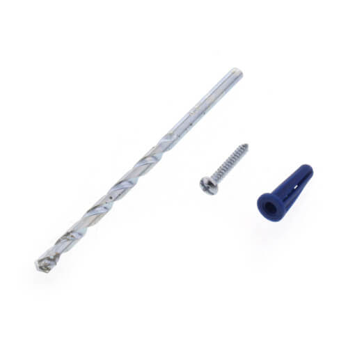 DiversiTech 7103CX Blue Conical Flange Anchor Kit 100 #4 x 3/4 Screws and Anchors With A 5/32 Drill Bit