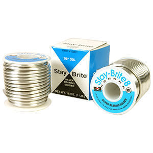 Harris SB861 Stay Brite Solder Wire, Lead Free, 1/8 in Diameter, 1 lb Spool