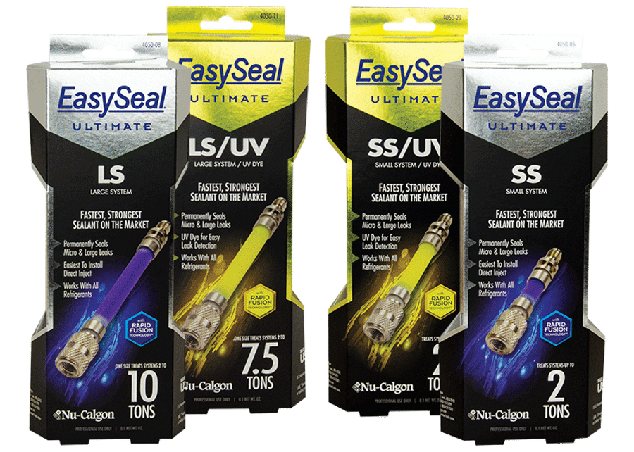 Nu-Calgon 4050-11 EasySeal UV Dye Direct Inject Leak Sealant W/ Dye Treats