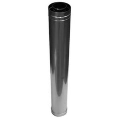 Noritz CVP-24STR Vent Pipe, 24 Concentric Straight Stainless for NR83DVC/ NR98DVC/ NC199DVC