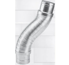 Metal-Fab MDWF0304 Double Wall Flex Pipe 3 in x 4 in