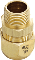 Omega Flex FGP-SFST-750 Straight Mechanical Fitting, 3/4 NPT Stainless Steel AutoSnap