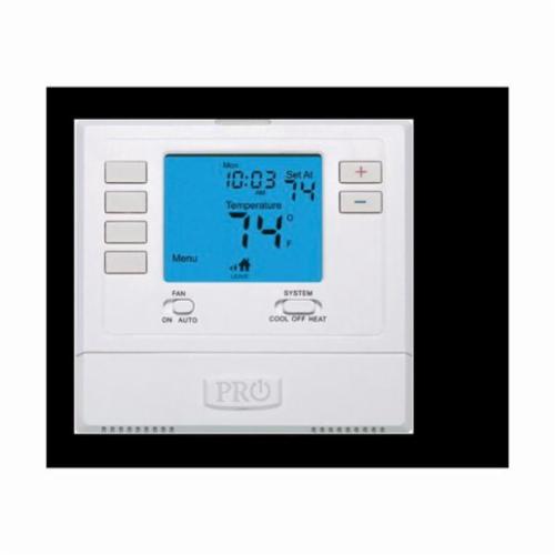 Pro1 T705 Thermostat Programmable 0.2 to 2 deg F Differential 5-1-1 Days Programs per Week