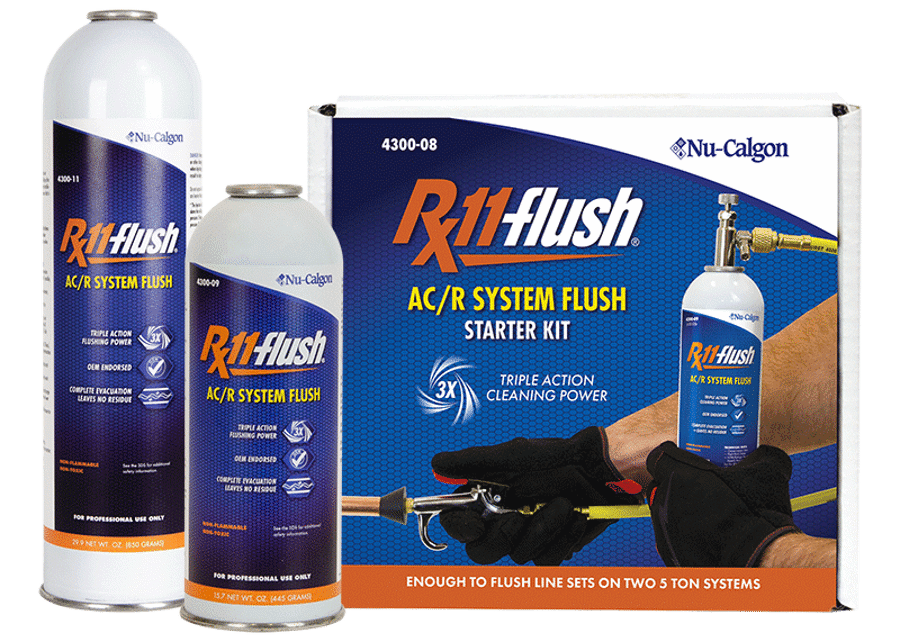 Nu-Calgon 4300-09 Rx11-flush 1 lb Line Set Flush