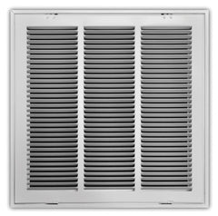 TRUaire 190RF20X30 1-Way Stamped Face Return Air Filter Grille, 20 in W x 30 in H x 1-3/4 in THK