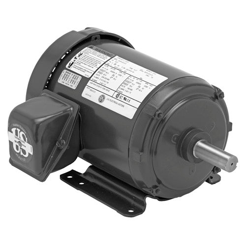 U.S. Motors S2P3A General Purpose Three Phase TEFC Horizontal - Footed Motor