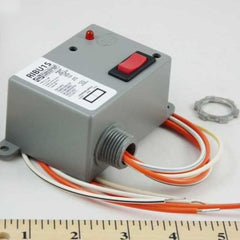 Functional Devices RIBU1S Enclosed Pilot Relay 10A SPST-N/O Override with 10-30V AC/DC/120V AC Coil