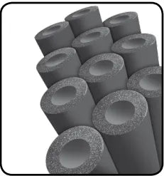 K Flex 6RX068158 K-Flex 6RX068158 Closed Cell Flexible Pipe Insulation 1-5/8 in x 3/4 in x 6 ft