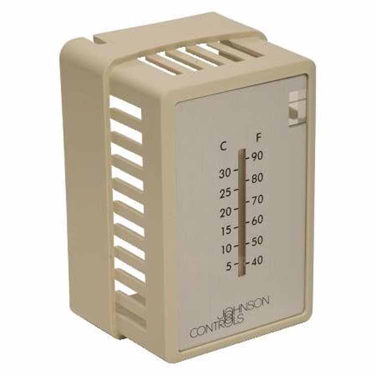 Johnson Controls T-4000-2146 Thermostat Cover T-4000 Vertical Mount Beige