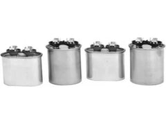 Mars 12294 Run Capacitor 120 Dual Section Round 60/5 Microfarad 440 Volt Aluminum Case