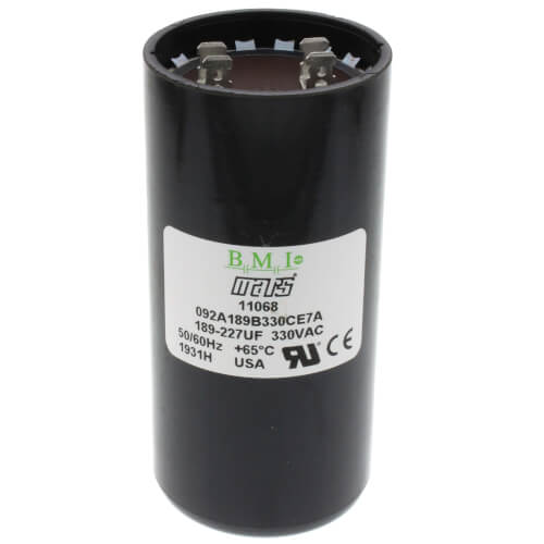 Mars 11068 Start Capacitor 110 Round 189-227 Microfarad 330 Volt