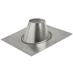 Metal-Fab 4MF 4 in Round Gas Vent Roof Flashing 2/12 to 5/12 Pitch