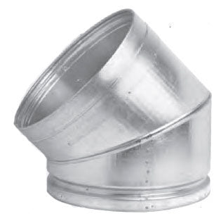 METAL-FAB Metal-Fab 12M45 12 x 12 Gas Vent Elbow 45 Degree